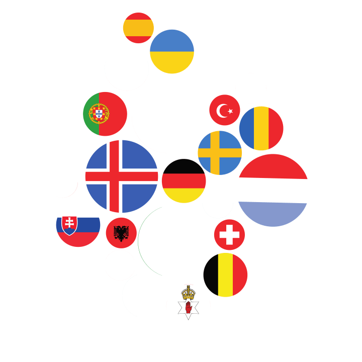 European Flags Felpa con cappuccio da donna 0 image