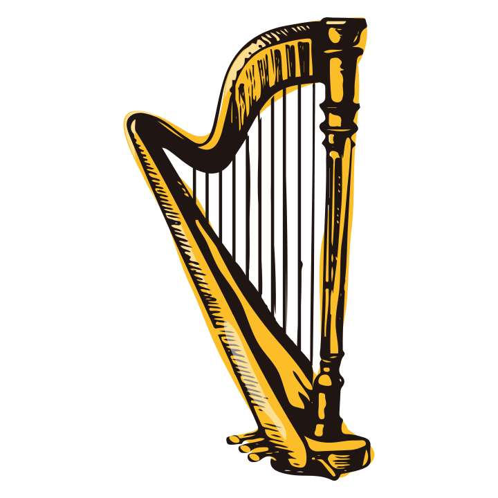 Harp Illustration Sudadera con capucha 0 image