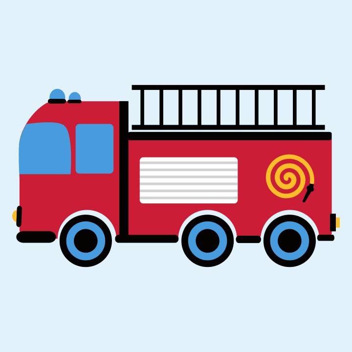 Fire Department Comic Truck Felpa con cappuccio per bambini 0 image