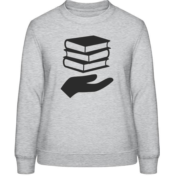 Books And Hand Sweatshirt för kvinnor 0 image