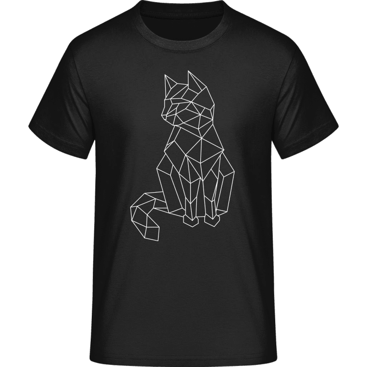 Cat Geometric T-Shirt contain pic