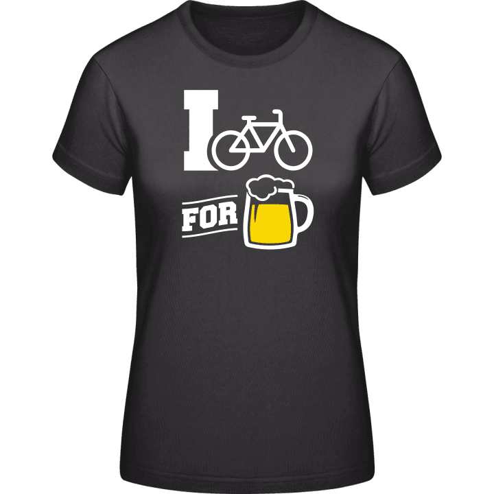 I Ride For Beer Vrouwen T-shirt 0 image