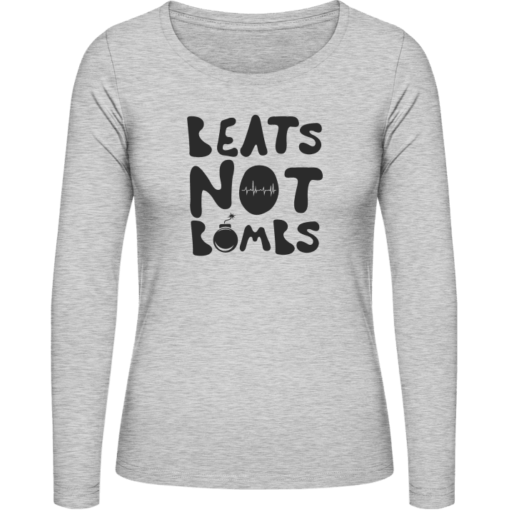 Beats Not Bombs Kvinnor långärmad skjorta contain pic