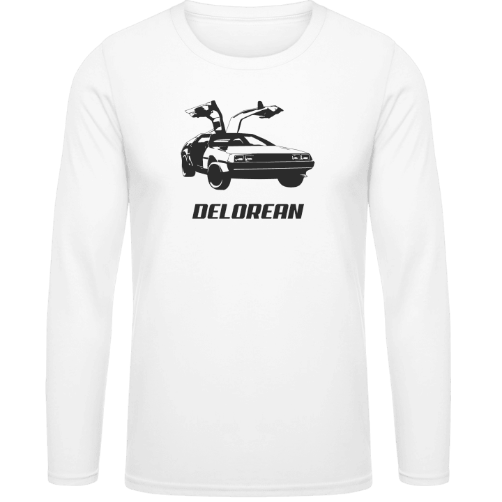 Delorean Retro Car Shirt met lange mouwen 0 image