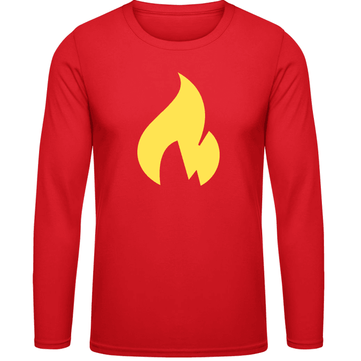 vlam Shirt met lange mouwen contain pic