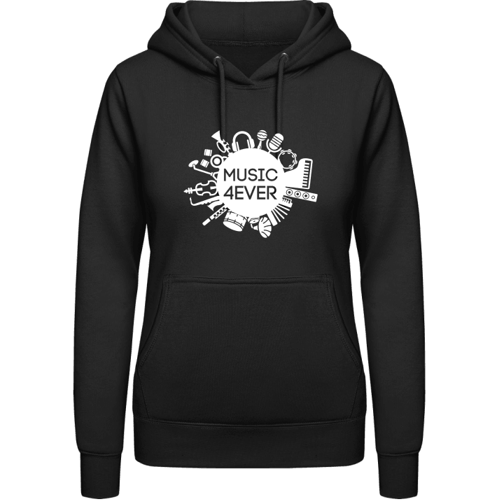 Music 4ever Vrouwen Hoodie contain pic