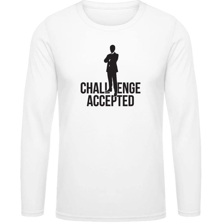 Challenge-Accepted Camicia a maniche lunghe contain pic