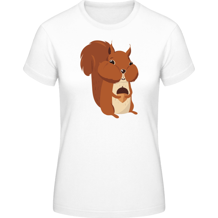 Squirrel Eating Nuts Vrouwen T-shirt 0 image