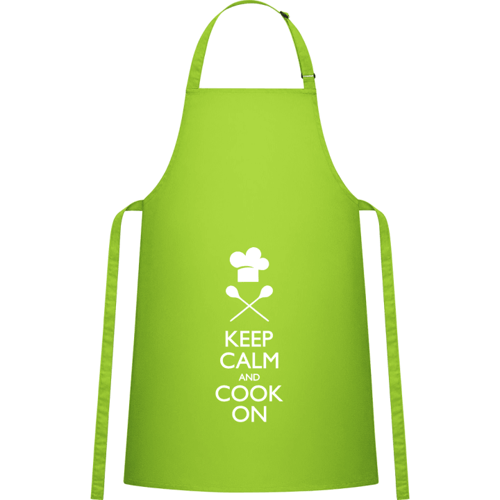 Keep Calm Cook on Delantal de cocina contain pic