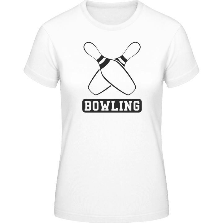 Bowling Icon T-skjorte for kvinner contain pic
