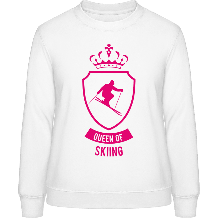 Queen of Skiing Sweatshirt för kvinnor contain pic