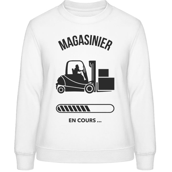 Magasinier en cours Frauen Sweatshirt contain pic
