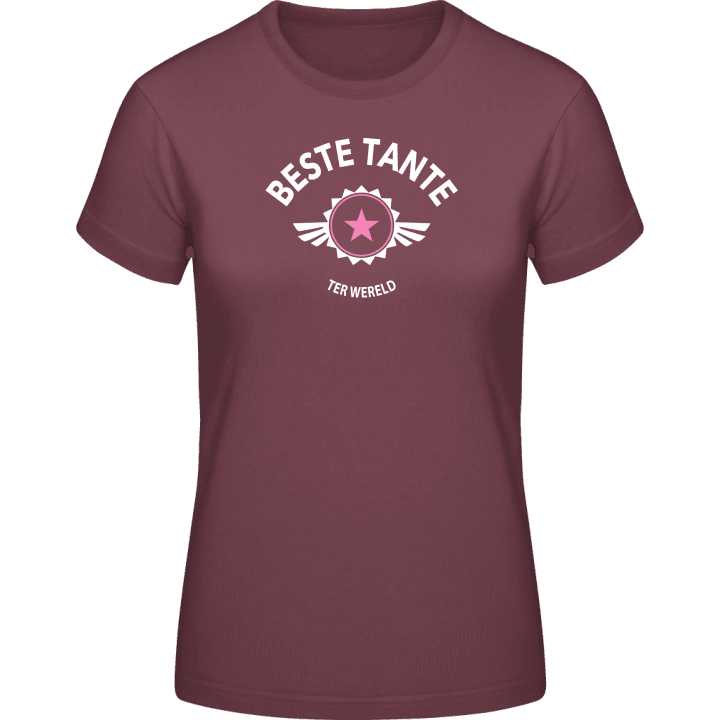 Beste tante ter wereld T-shirt för kvinnor 0 image