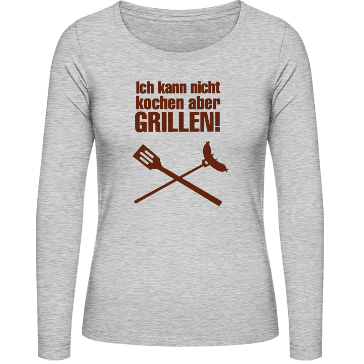 Nur Grillen Frauen Langarmshirt contain pic