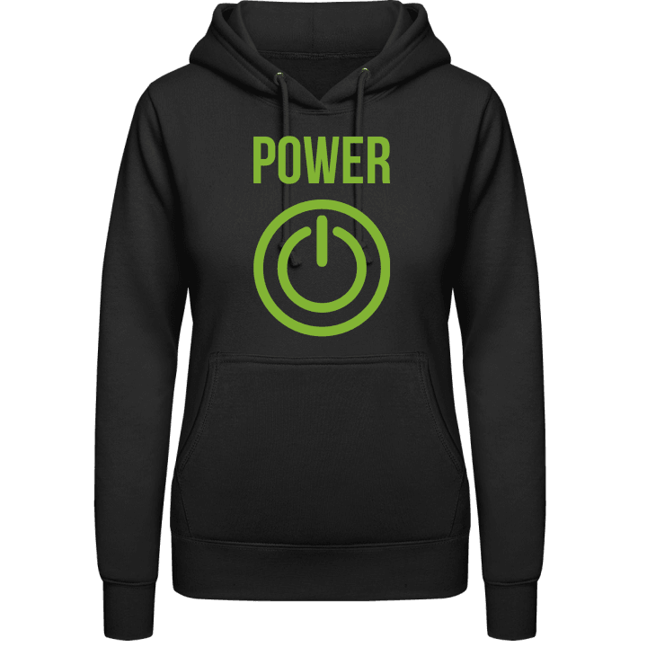 Power Button Women Hoodie contain pic