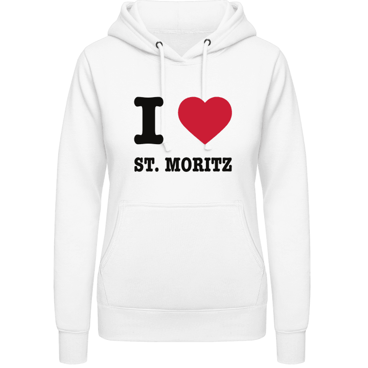 I Love St. Moritz Sudadera con capucha para mujer contain pic