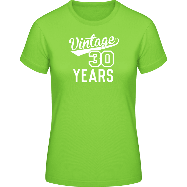 Vintage 30 Years T-shirt för kvinnor 0 image