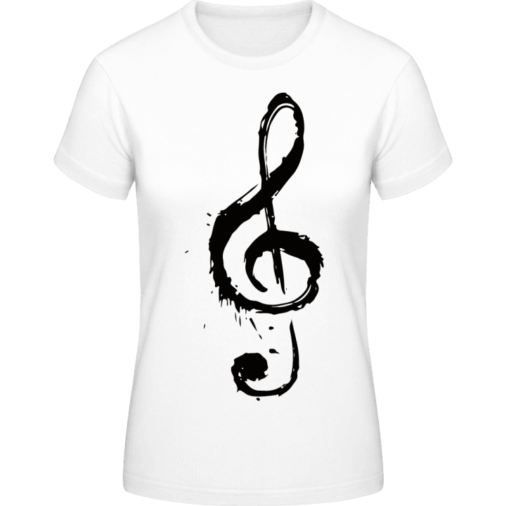 Music Note Splash T-skjorte for kvinner 0 image
