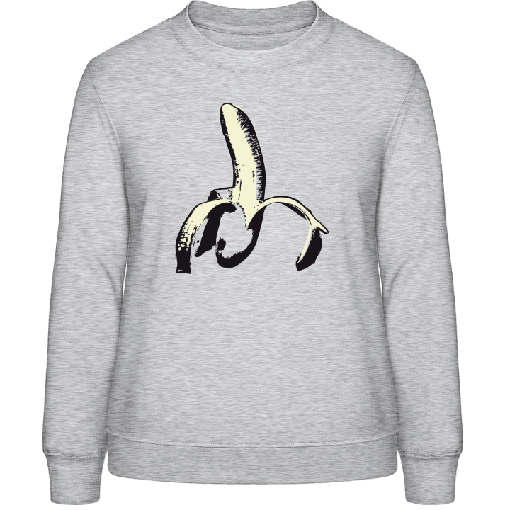 Banana Silhouette Frauen Sweatshirt contain pic