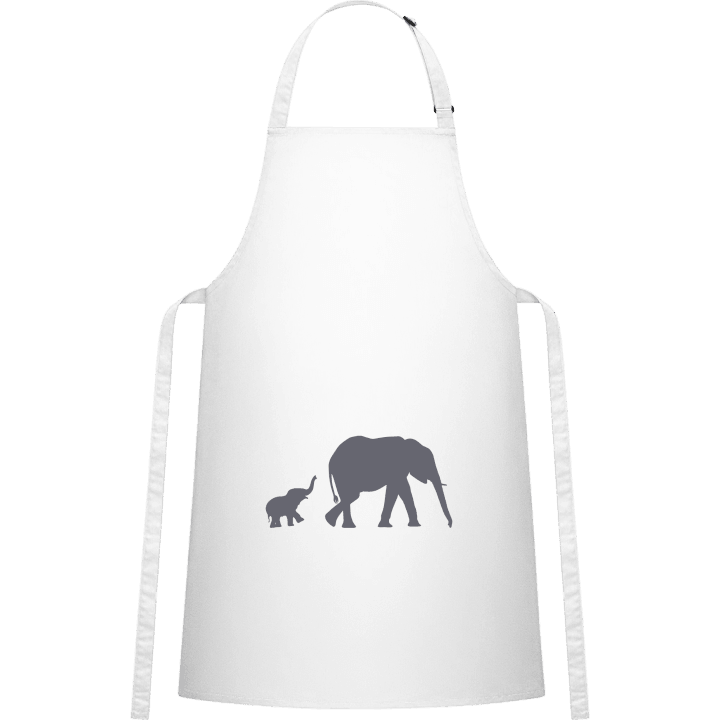 Elephants Illustration Förkläde för matlagning 0 image