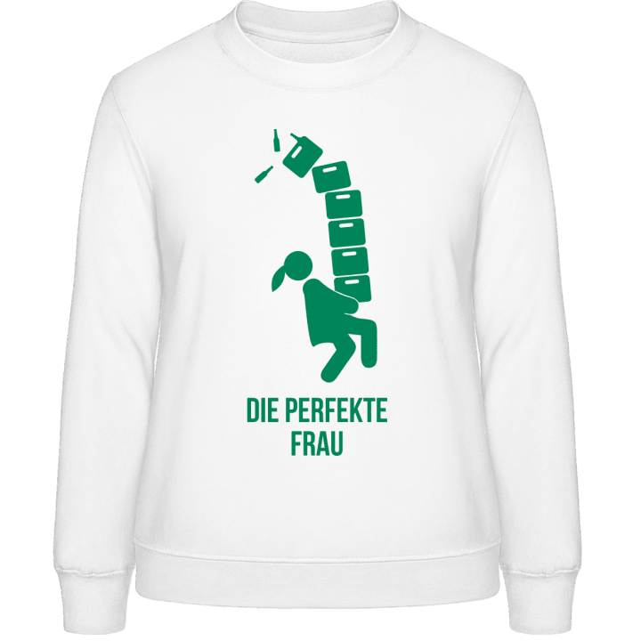 Die perfekte Frau Frauen Sweatshirt contain pic