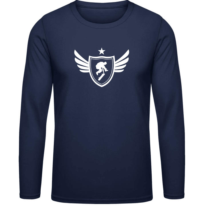 Skater Winged T-shirt à manches longues contain pic