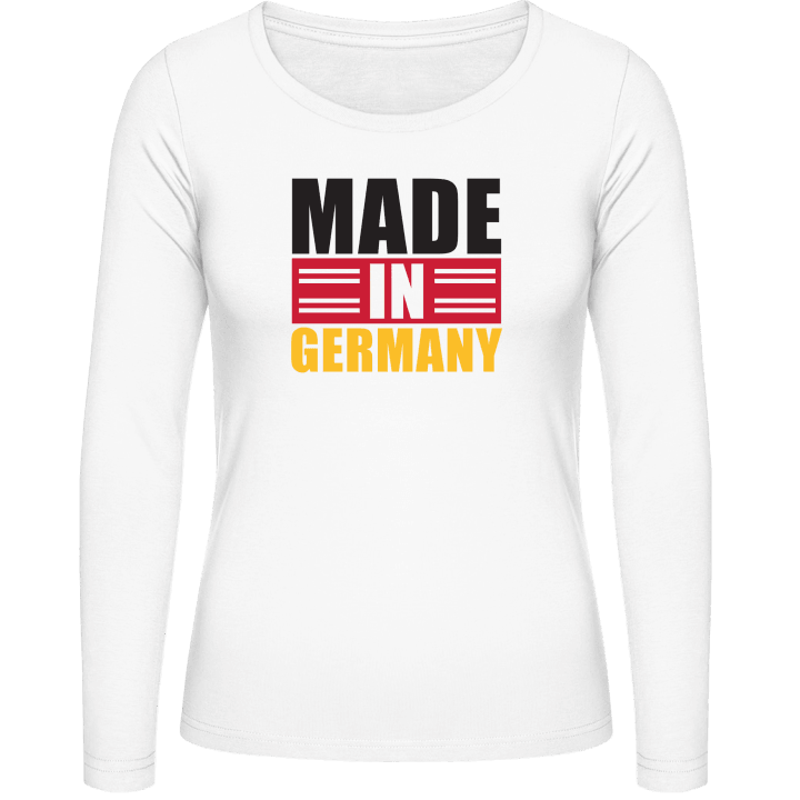 Made In Germany Typo Frauen Langarmshirt 0 image