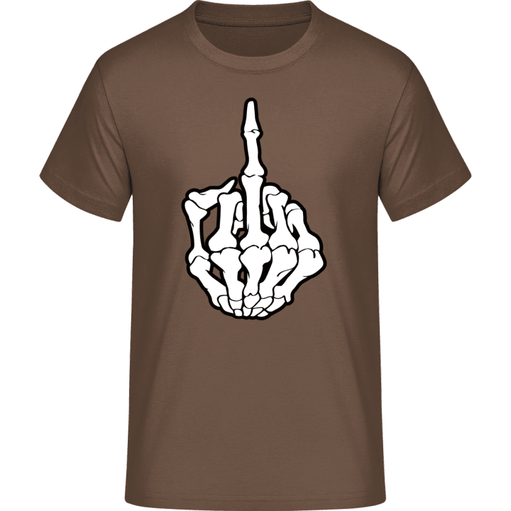 Skeleton Obscene Gesture T-Shirt 0 image