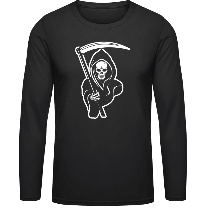 Death Grim Reaper Logo T-shirt à manches longues contain pic