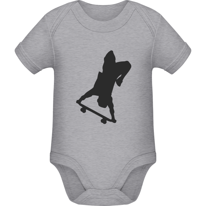 Skateboarder Trick Baby romper kostym contain pic