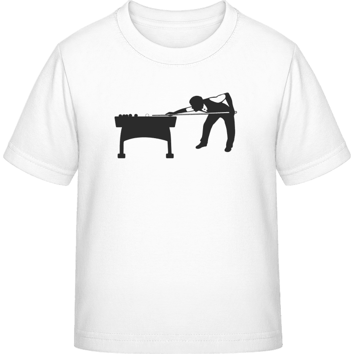 Billiards Player Silhouette T-shirt för barn contain pic