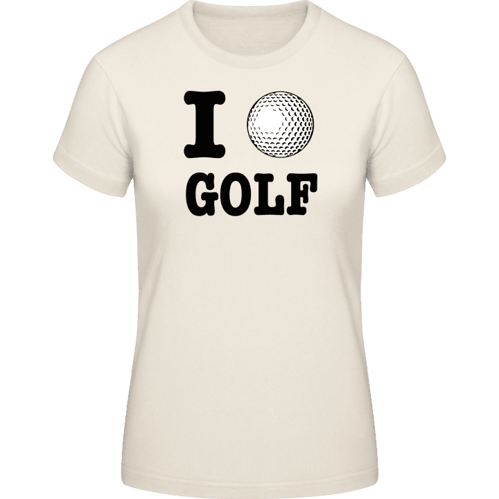 I Love Golf T-shirt til kvinder 0 image
