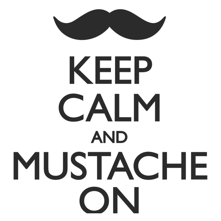 Keep calm and Mustache on Vrouwen Lange Mouw Shirt 0 image