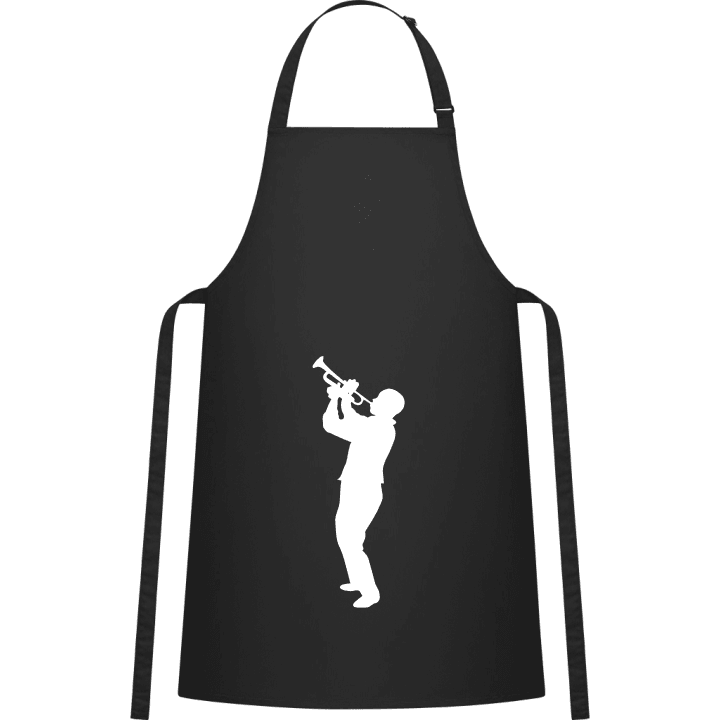 Trumpeter Silhouette Förkläde för matlagning contain pic