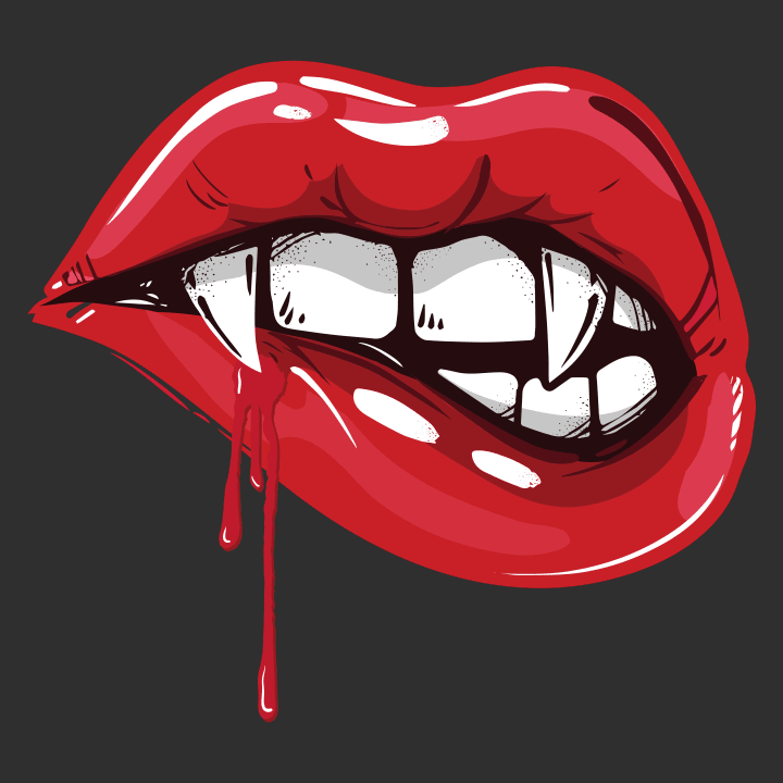 Red Vampire Lips Barn Hoodie 0 image