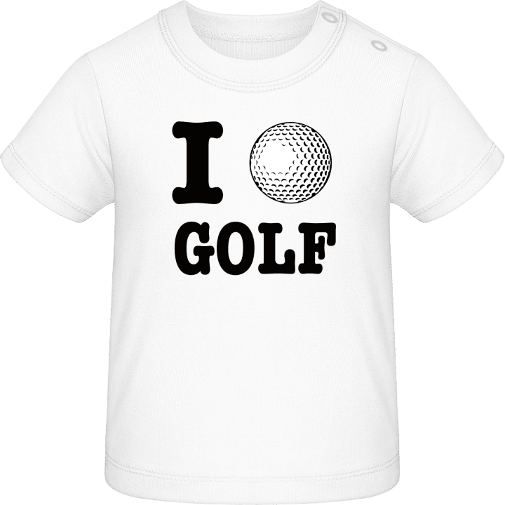 I Love Golf T-shirt för bebisar contain pic
