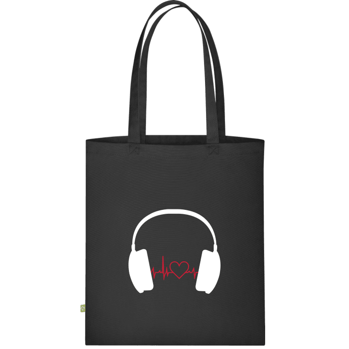 Heartbeat Music Headphones Väska av tyg contain pic
