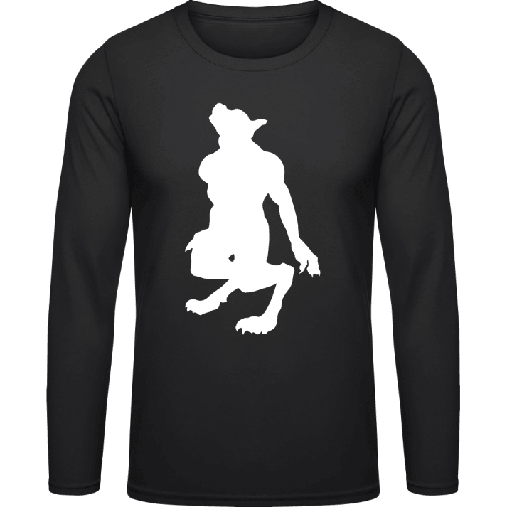 Werewolf Silhouette Långärmad skjorta 0 image