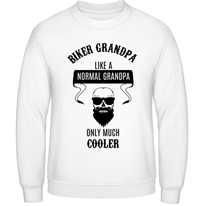 Biker Grandpa Much Cooler Sweatshirt 0 image