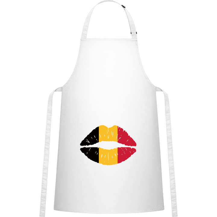 Belgium Kiss Flag Delantal de cocina contain pic