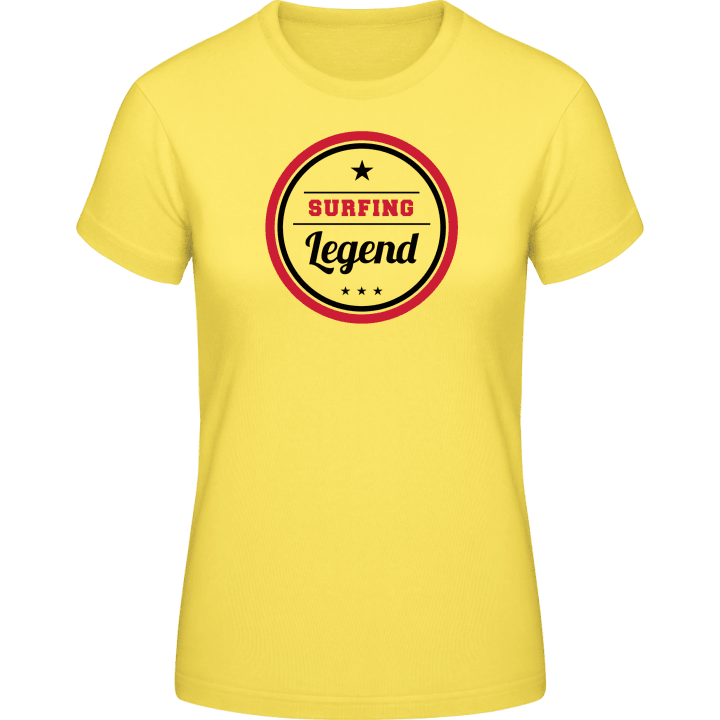 Surfing Legend Frauen T-Shirt contain pic