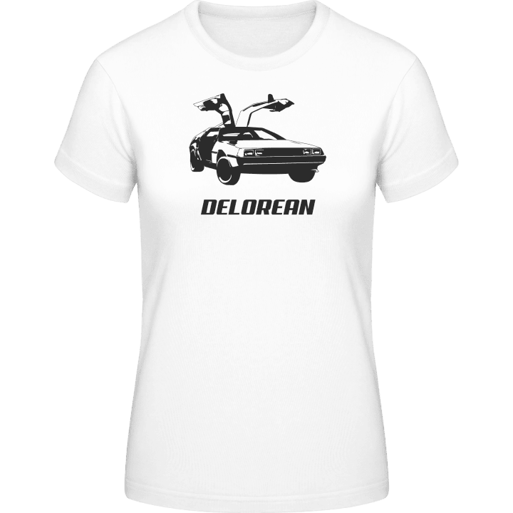 Delorean Retro Car T-shirt för kvinnor 0 image