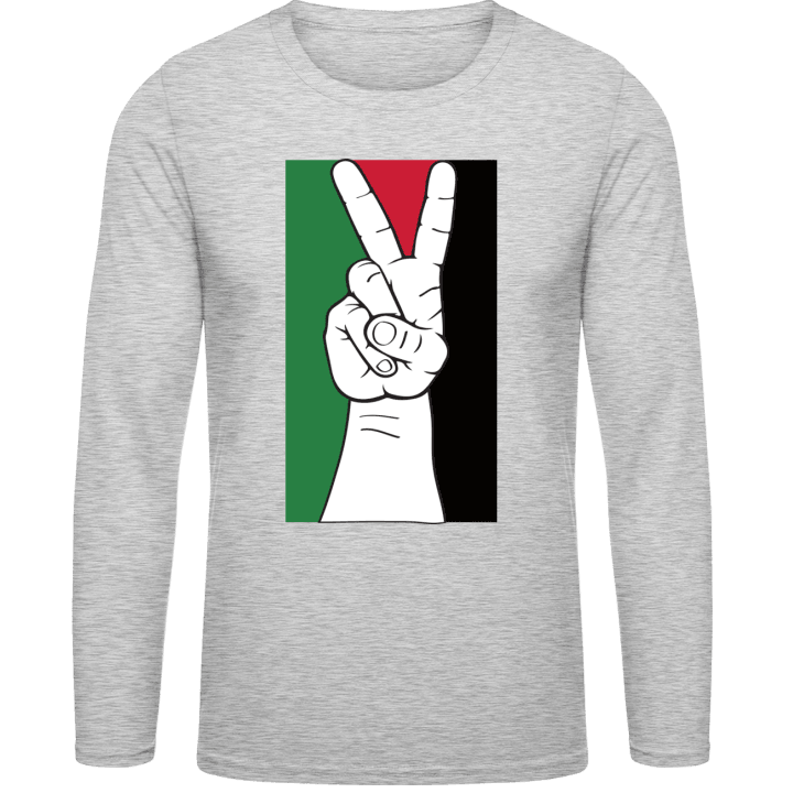 Peace Palestine Flag Camicia a maniche lunghe contain pic