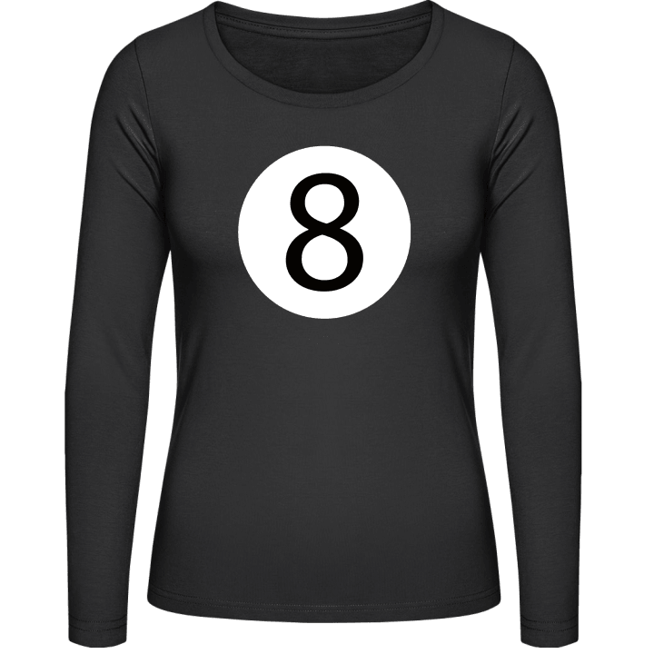 Black Eight Billiards T-shirt à manches longues pour femmes 0 image