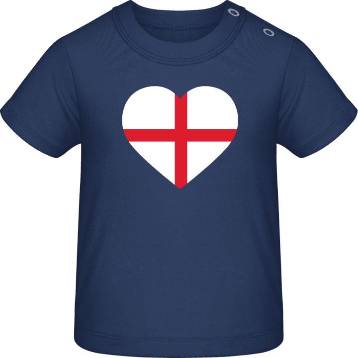 England Heart Flag Vauvan t-paita 0 image