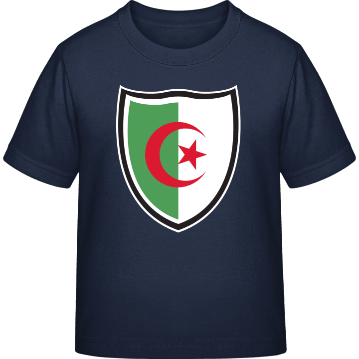 Algeria Flag Shield T-skjorte for barn contain pic