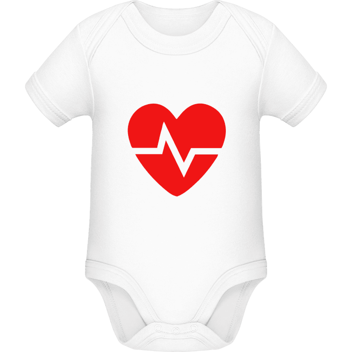Heartbeat Symbol Baby Romper 0 image