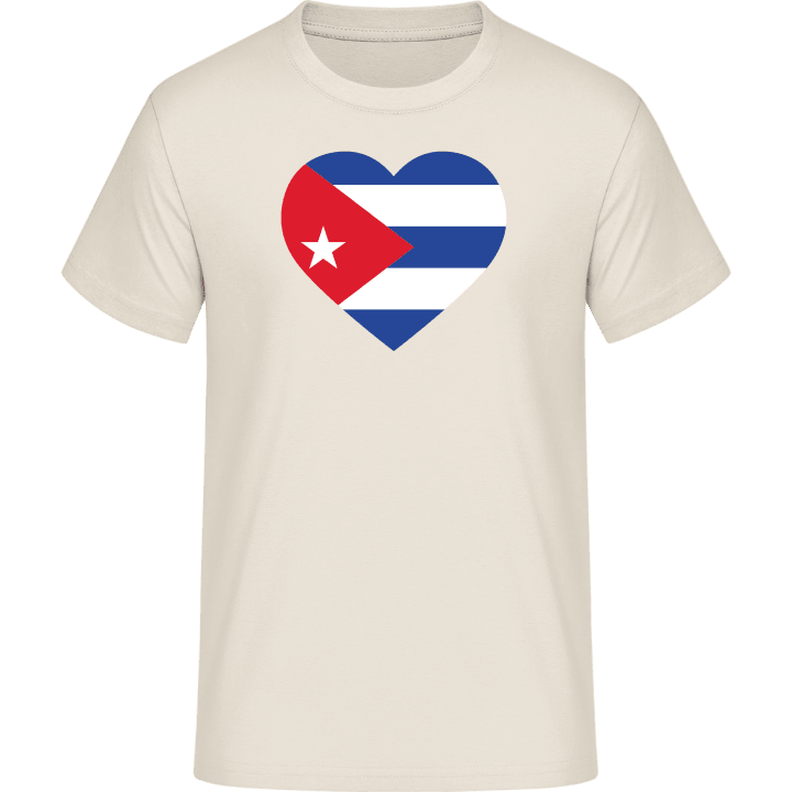 Cuba Heart Flag T-Shirt contain pic
