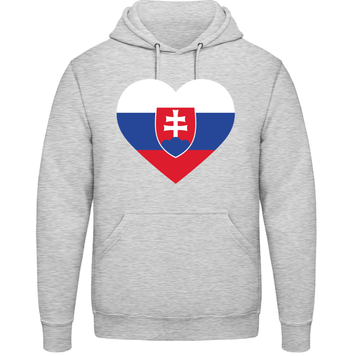 Slovakia Heart Flag Felpa con cappuccio contain pic