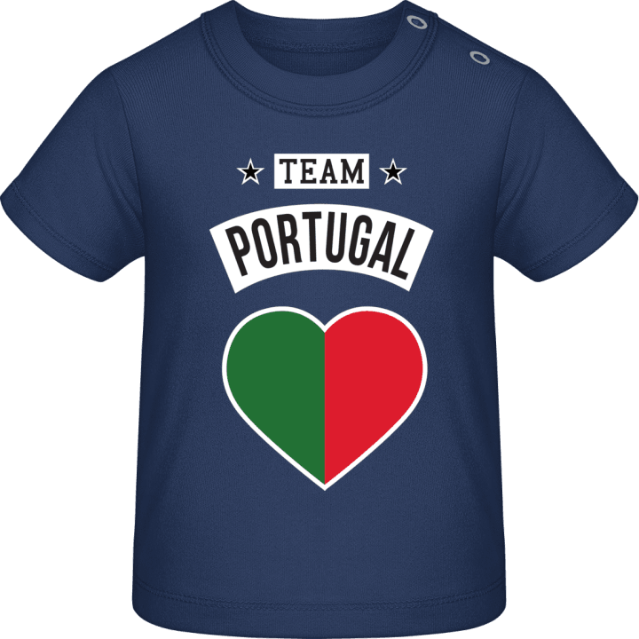 Team Portugal Heart T-shirt för bebisar contain pic